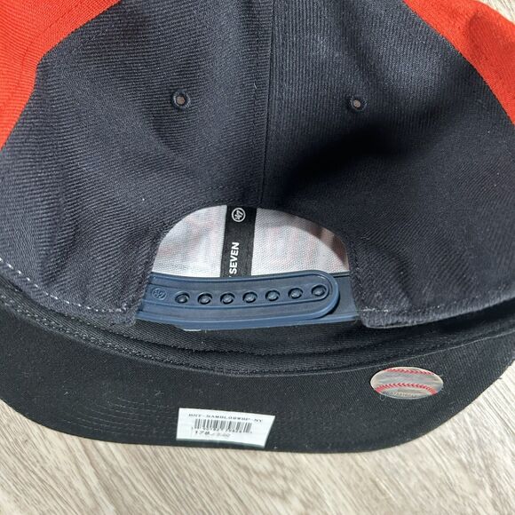 Detroit Tigers Hat Snapback NEW MLB Baseball 47 Brand White Blue Cap - Picture 2 of 9